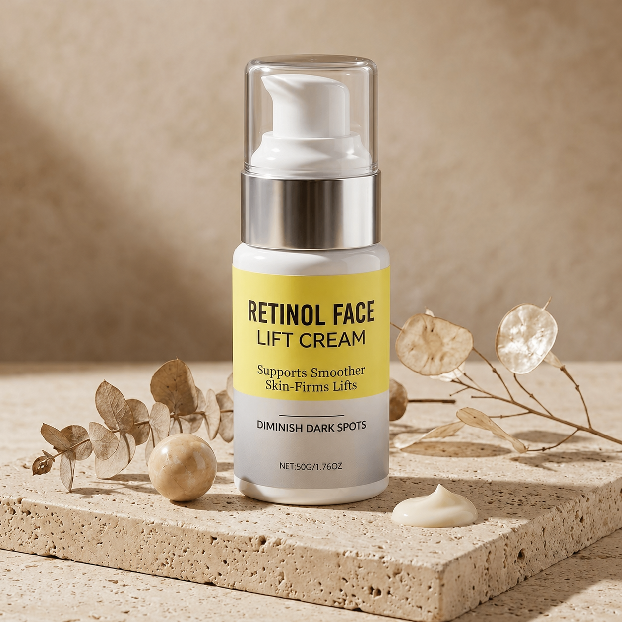 Retinol Lift Cream & Retinal Serum for Anti Aging – Wrinkle Reduction, Skin Tightening & Firming Face Treatment for Smooth Youthful Skin