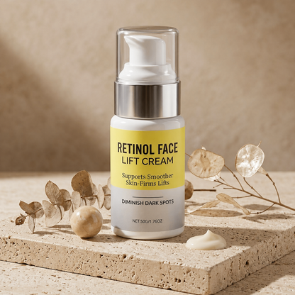 Retinol Lift Cream & Retinal Serum for Anti Aging – Wrinkle Reduction, Skin Tightening & Firming Face Treatment for Smooth Youthful Skin
