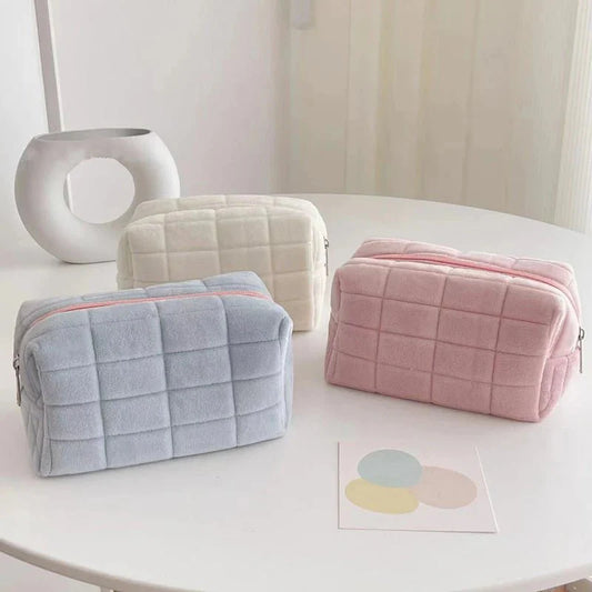 Sac de Maquillage en Peluche Mignon