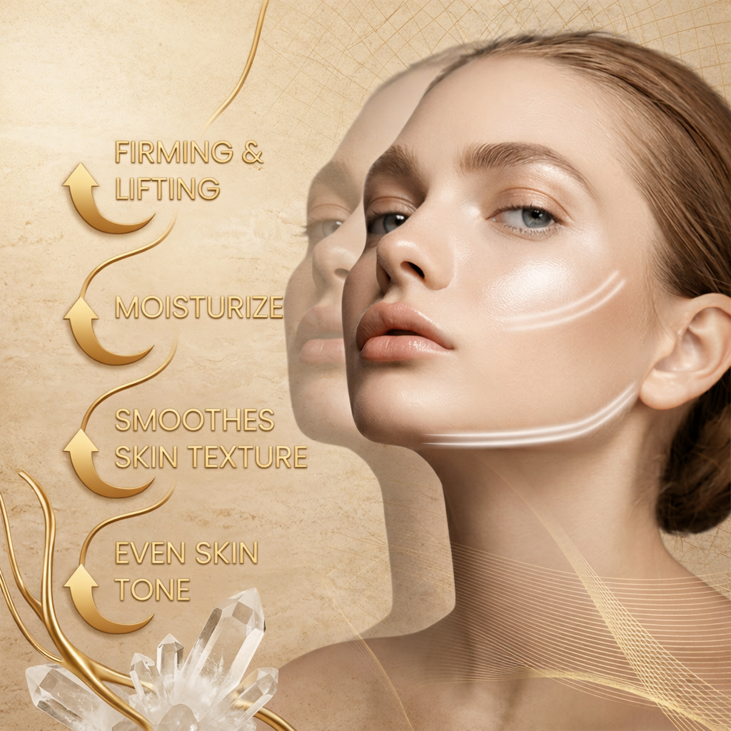 Bee Venom Face Cream for Wrinkles & Skin Tightening – Anti Aging Moisturizer with Collagen & Turmeric for Firming Face & Neck Lift