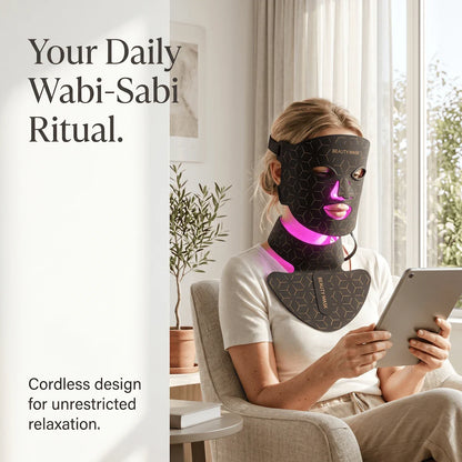 Professional 7-Color LED Light Therapy Mask for Face & Neck